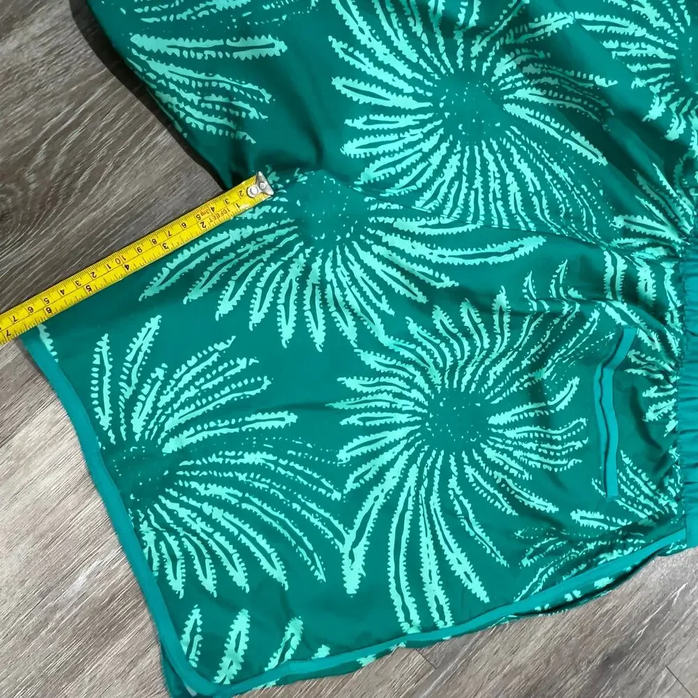 Speedo Green Tropical Swim Trunk Size XL